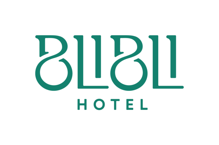 Bli Bli Hotel logo, green font